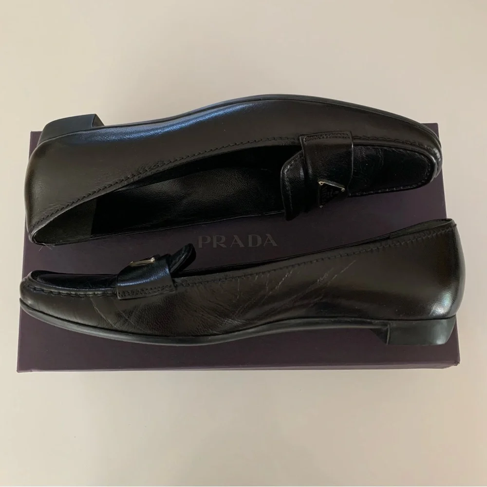Prada Women’s Size 38 Calzature Donna Loafers - Picture 10 of 11